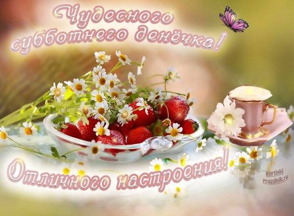 Хорошей субботы и отличного настроения