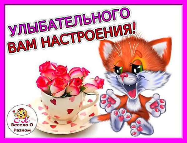 Весёлого настроения на весь день