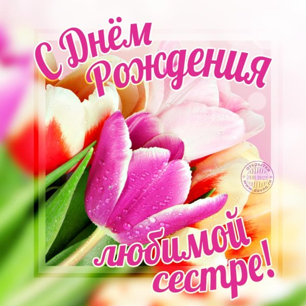 Поздравления с днём рождения сестре се