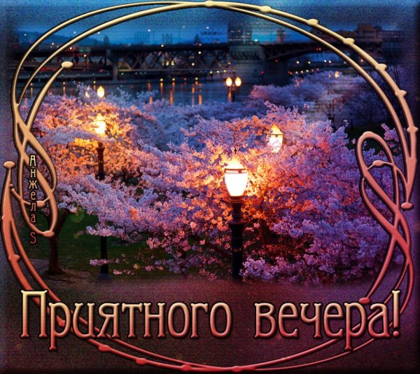 Открытки чудесного вечера