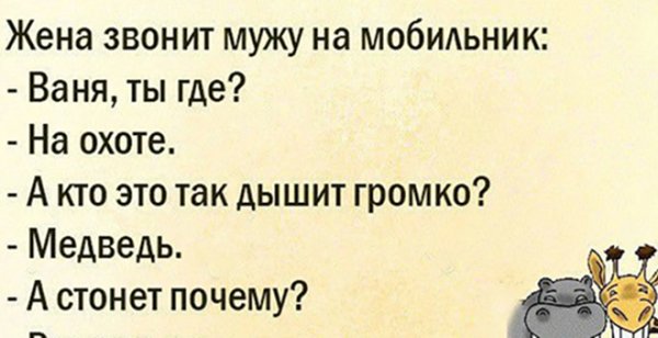 Смешной анекдот для поднятия настроения мужчине