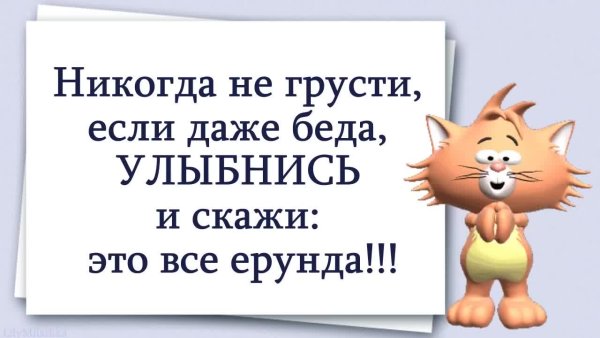 Улыбнись и никогда не грусти