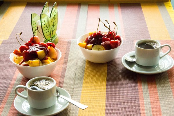 Вкусного доброго утра с пожеланиями
