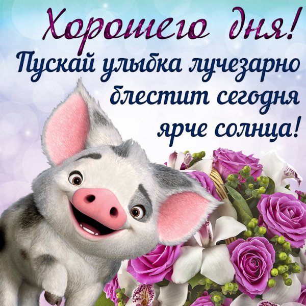 Прекрасного дня и отличного настроения