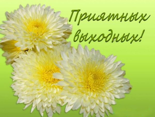 Хороших выходных открытки