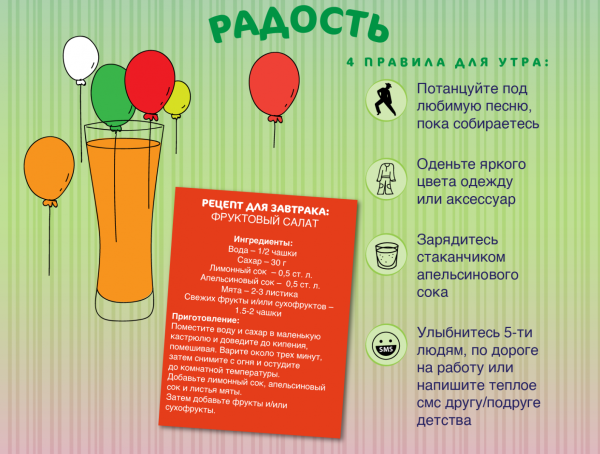 Рецепт приготовления хорошего настроения