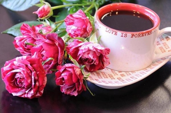 Доброе Воскресное утро с розами