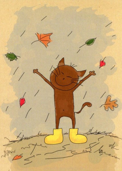 Веселая осень рисунок