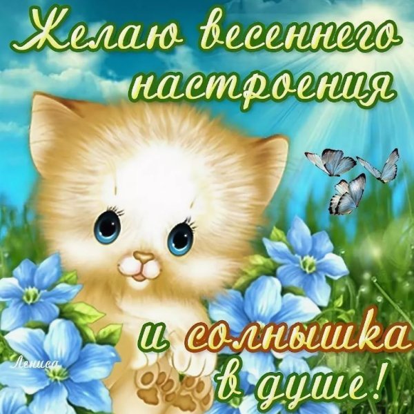Весеннего настроения и хорошего дня
