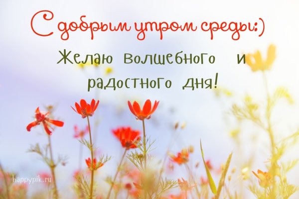 Пожелания с добрым утром среды