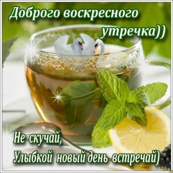 Доброго воскресного утра и хорошего дня