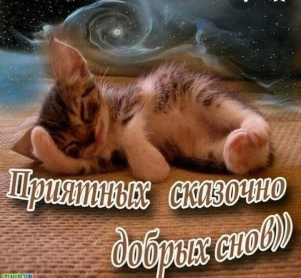 Открытки спокойной ночи