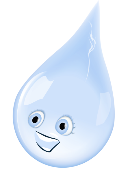 Живая капелька воды