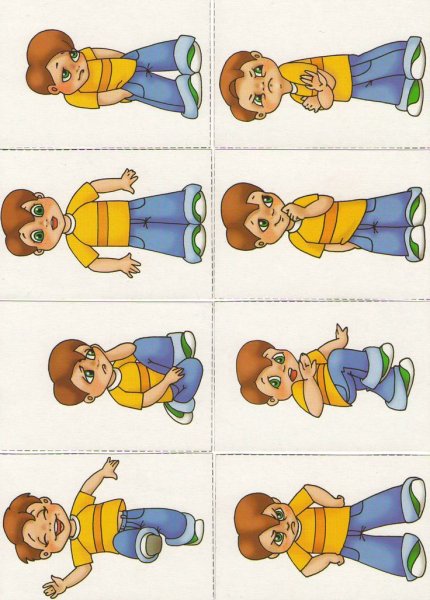 Карточки по эмоциям для дошкольников