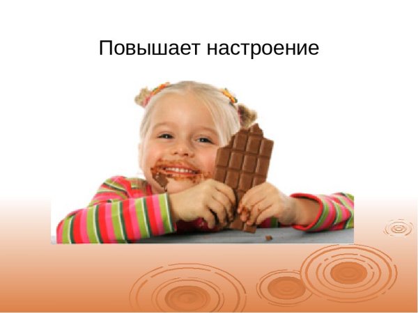 Шоколад поднимает настроение