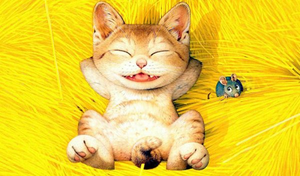Кошки японского художника Макото Мурамацу