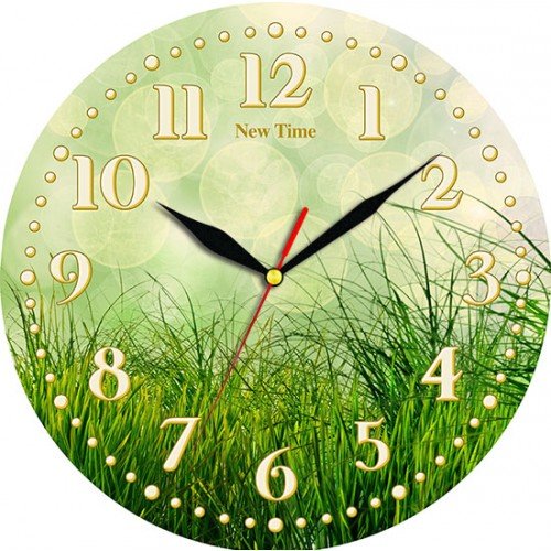 Часы настенные салатовые