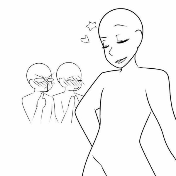 Манекены для рисования подруги