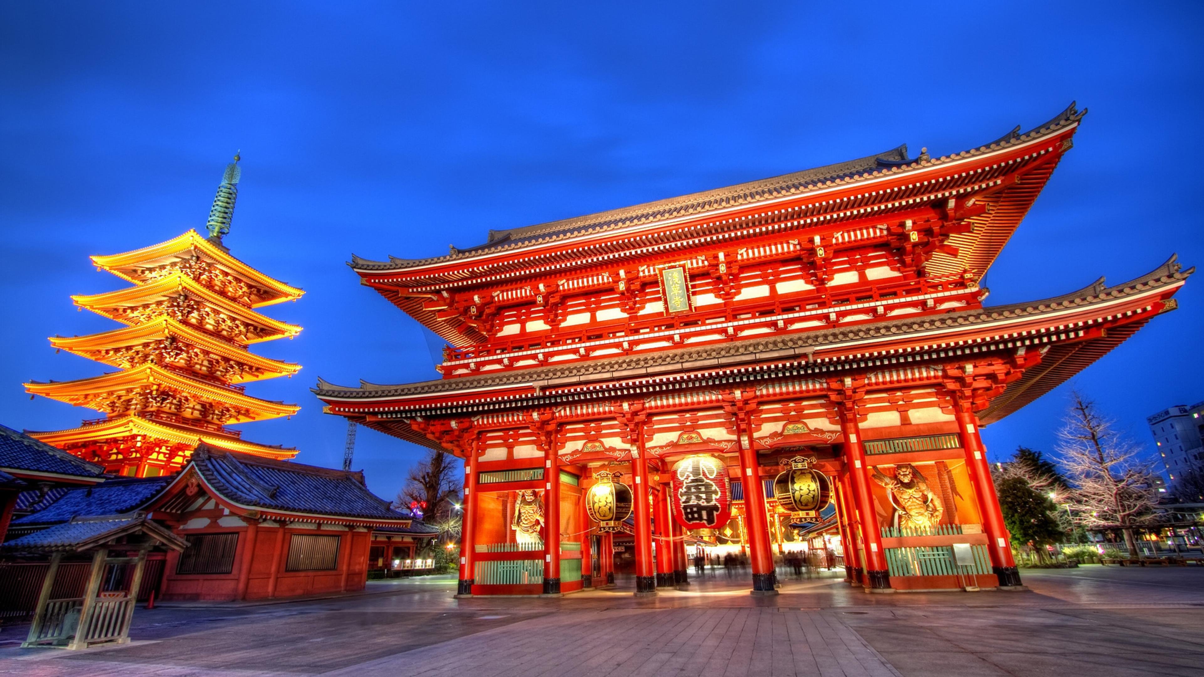 Какая страна получила название поднебесной. Япония Токио храм Асакуса. Храм Сэнсодзи в Токио. Буддийский храм Асакуса. Храм Асакуса Каннон Япония.