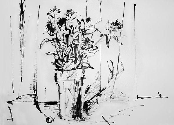 Иллюстрации тушью