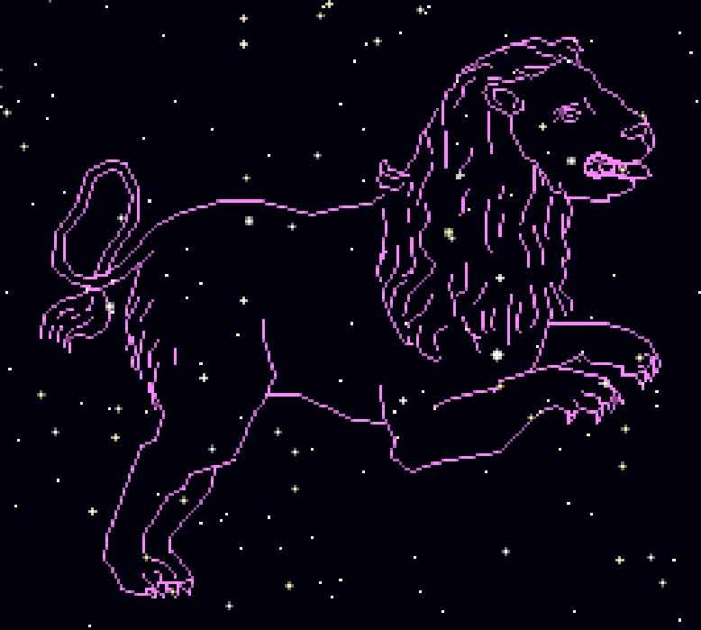 Созвездие льва нарисовать по точкам. Зодиакальное Созвездие Лев. Созвездие Лев астеризм. Созвездие Лев схема. Знак зодиака Лев Созвездие.