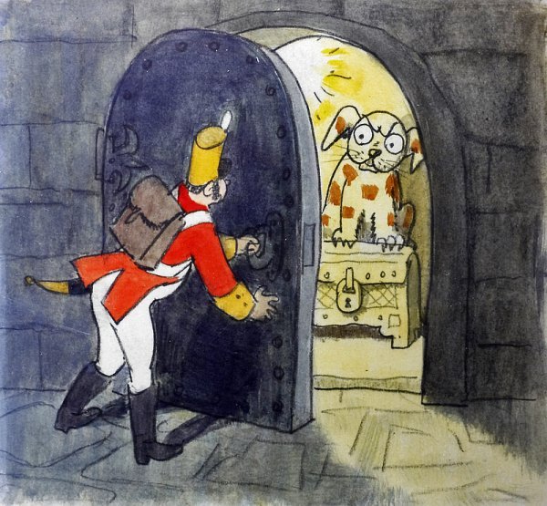 Рисунок к сказке огниво 2 класс