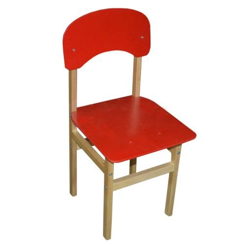 Стул детский "эко смарт" спинка и сиденье цветные гр. 1