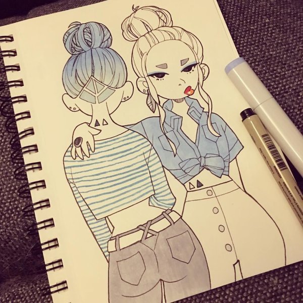 Что такое скетчбук для девочек