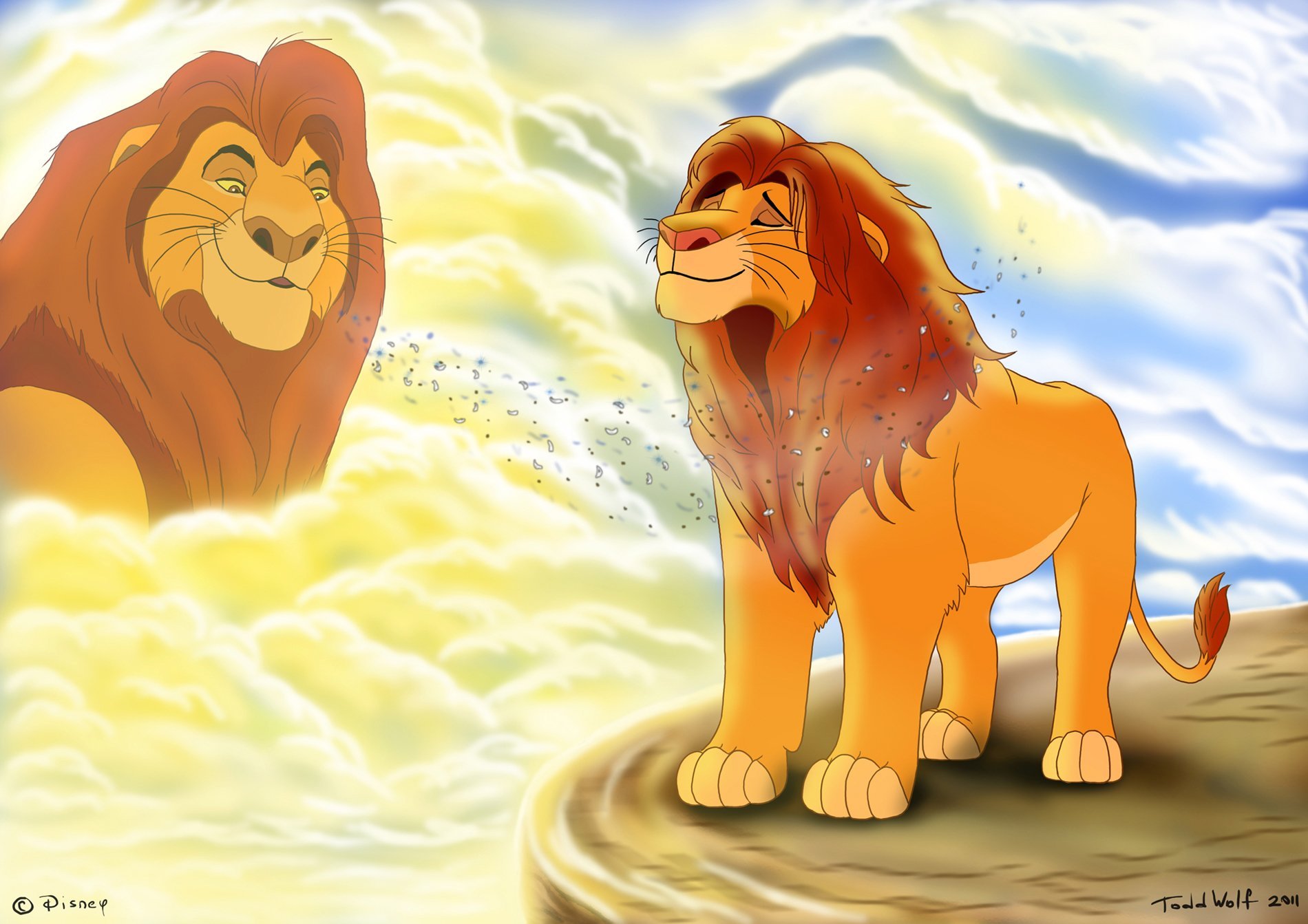 Отец симбы из мультфильма отец лев. Король Лев Муфаса и Симба. Муфаса Король Симба. Лев Муфаса Муфаса Симба..