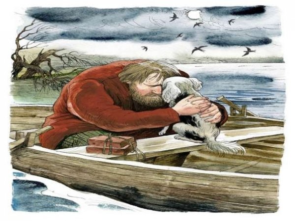 Герасим и Муму иллюстрация к рассказу