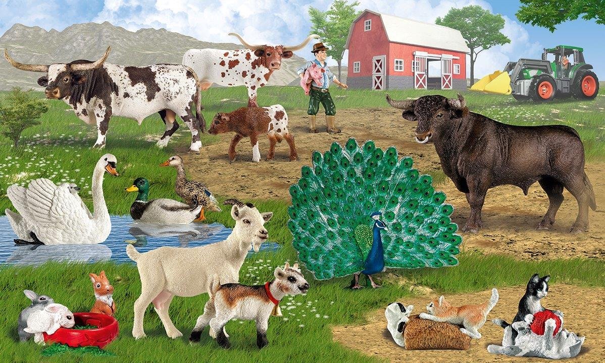 Домашние животные на ферме картинки для детей