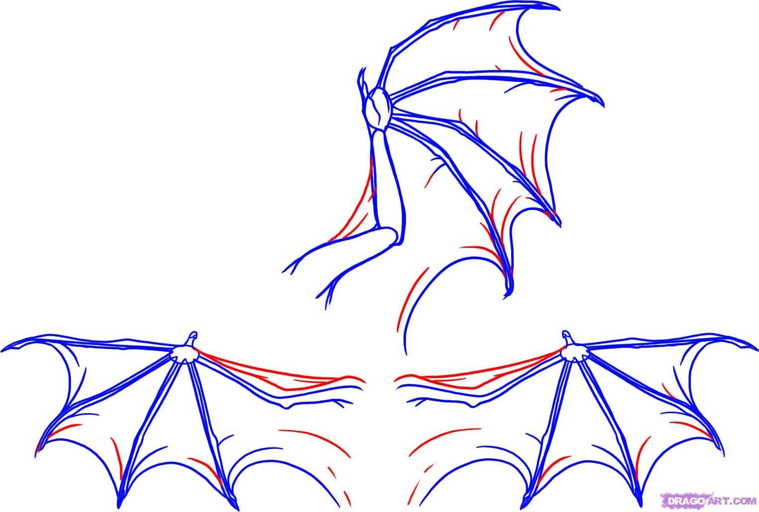 Дракон с крыльями раскраска