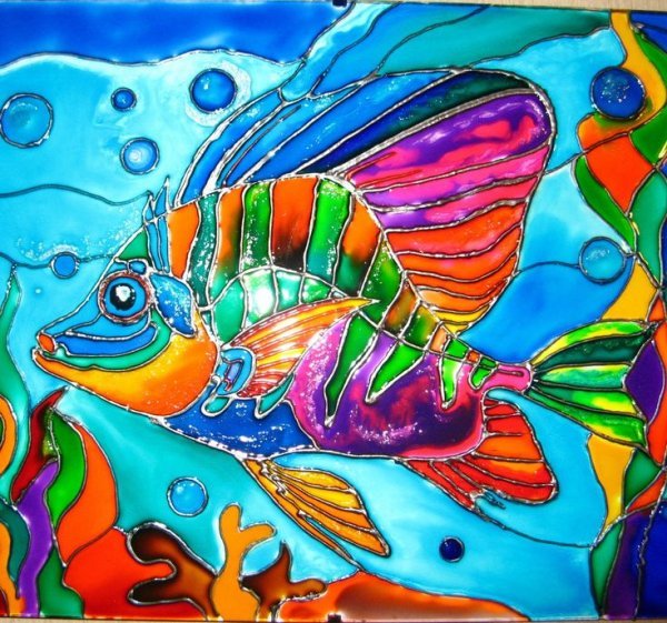 Картинки разукрашенные (46 фото)