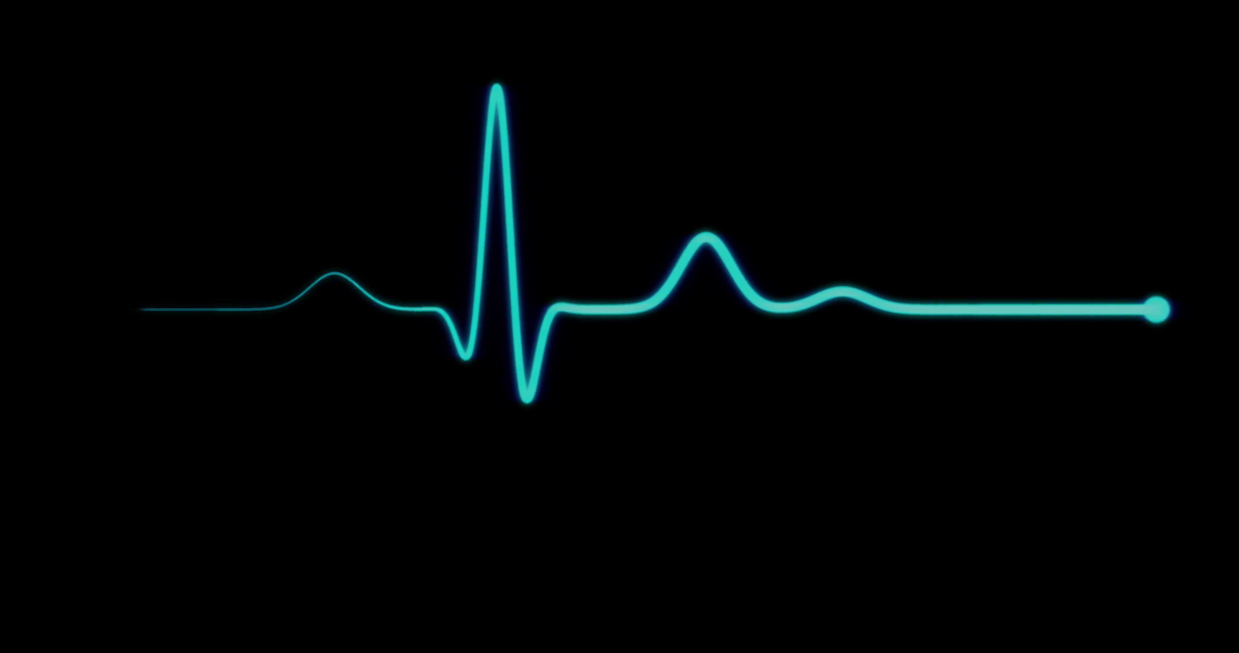 Эффект сердцебиения. Кардиограмма. Пульс. Линия пульса. Ритм сердца на черном фоне.