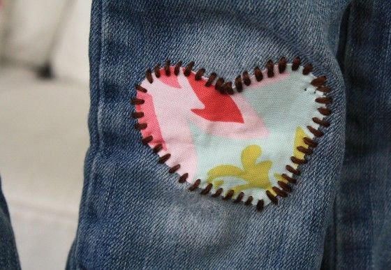 Заплатка на ткани