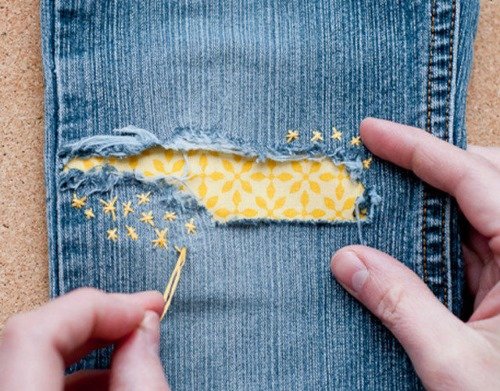 Заплатки на джинсы
