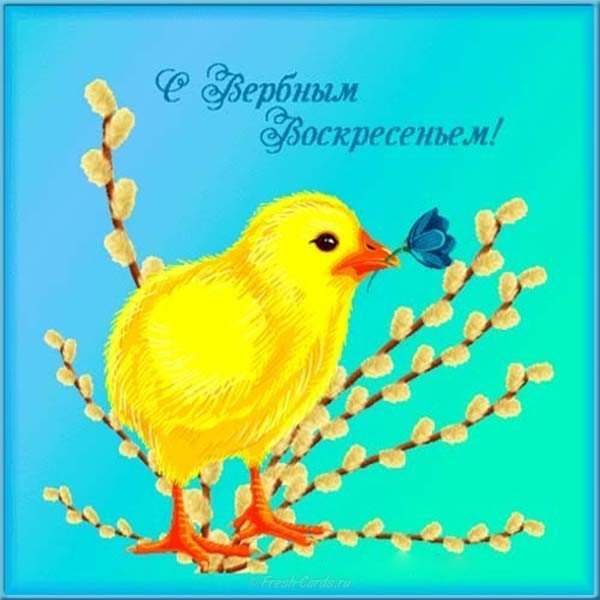 Вербное воскресенье рисунки