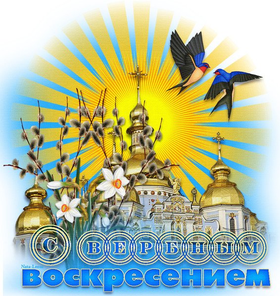 С Вербным воскресеньем открытки