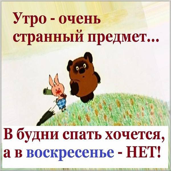 Утро очень странный предмет в будни спать хочется