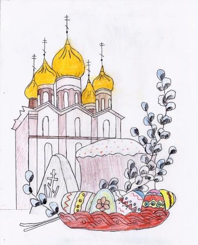 Александр Владимирович Маковский, «Пасхальный стол», 1915-1916