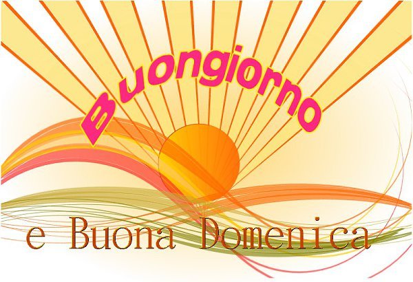 Buona domenica картинки на итальянском