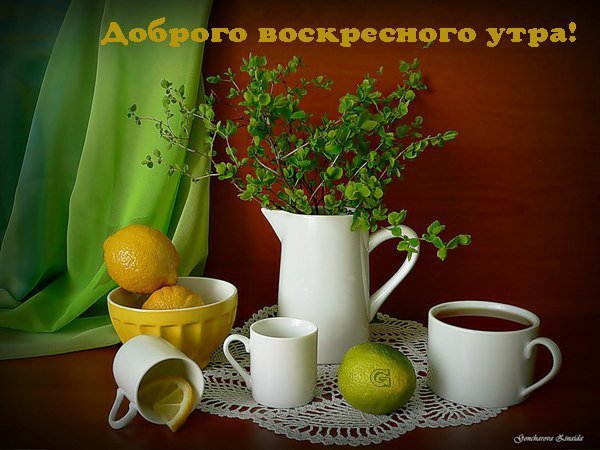 Прекрасного воскресного утра