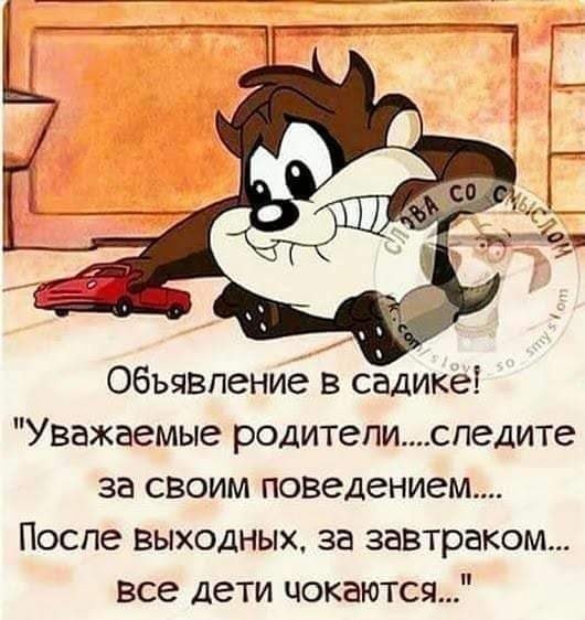 Выходные цитаты смешные