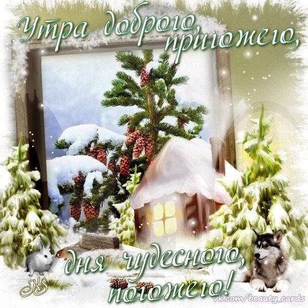 С добрым зимним воскресным утром