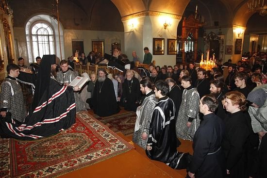 Прощеное воскресенье чин прощения