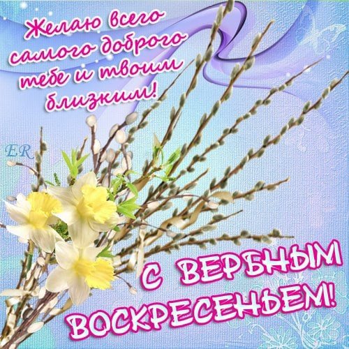 С Вербным воскресеньем фото