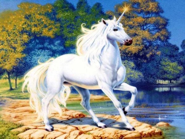Аэромозаика Единорог