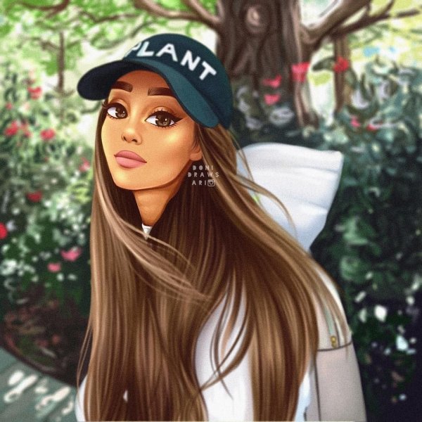 Ариана Гранде мультяшная