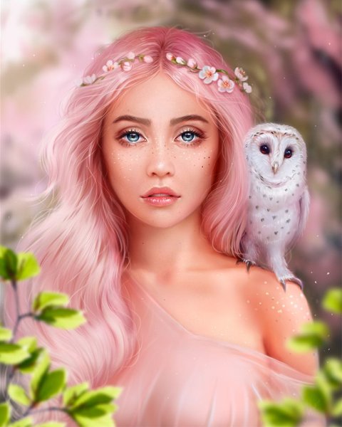 Девушка с совой