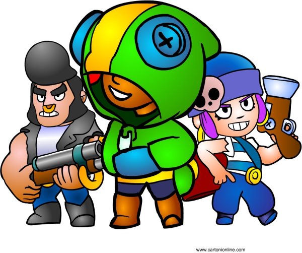 Леон из Brawl Stars